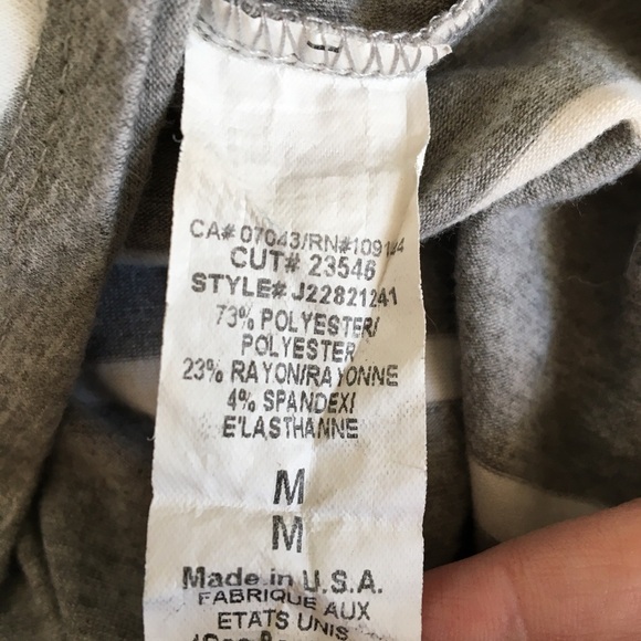 Gray Striped Dress - Picture 2 of 4